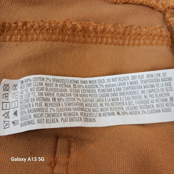 Forever 21 Women's Mustard Yellow Corduroy Overall Dress Sz M - Picture 6 of 9